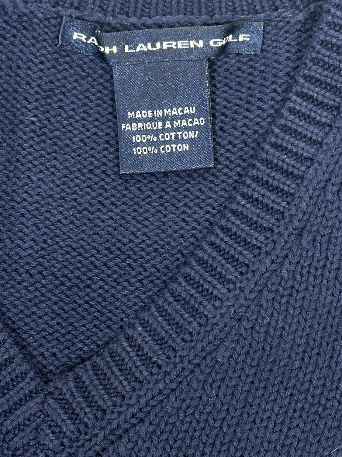 90s 폴로 랄프 로렌 네이비 니트 베스트 조끼 95 상품이미지6