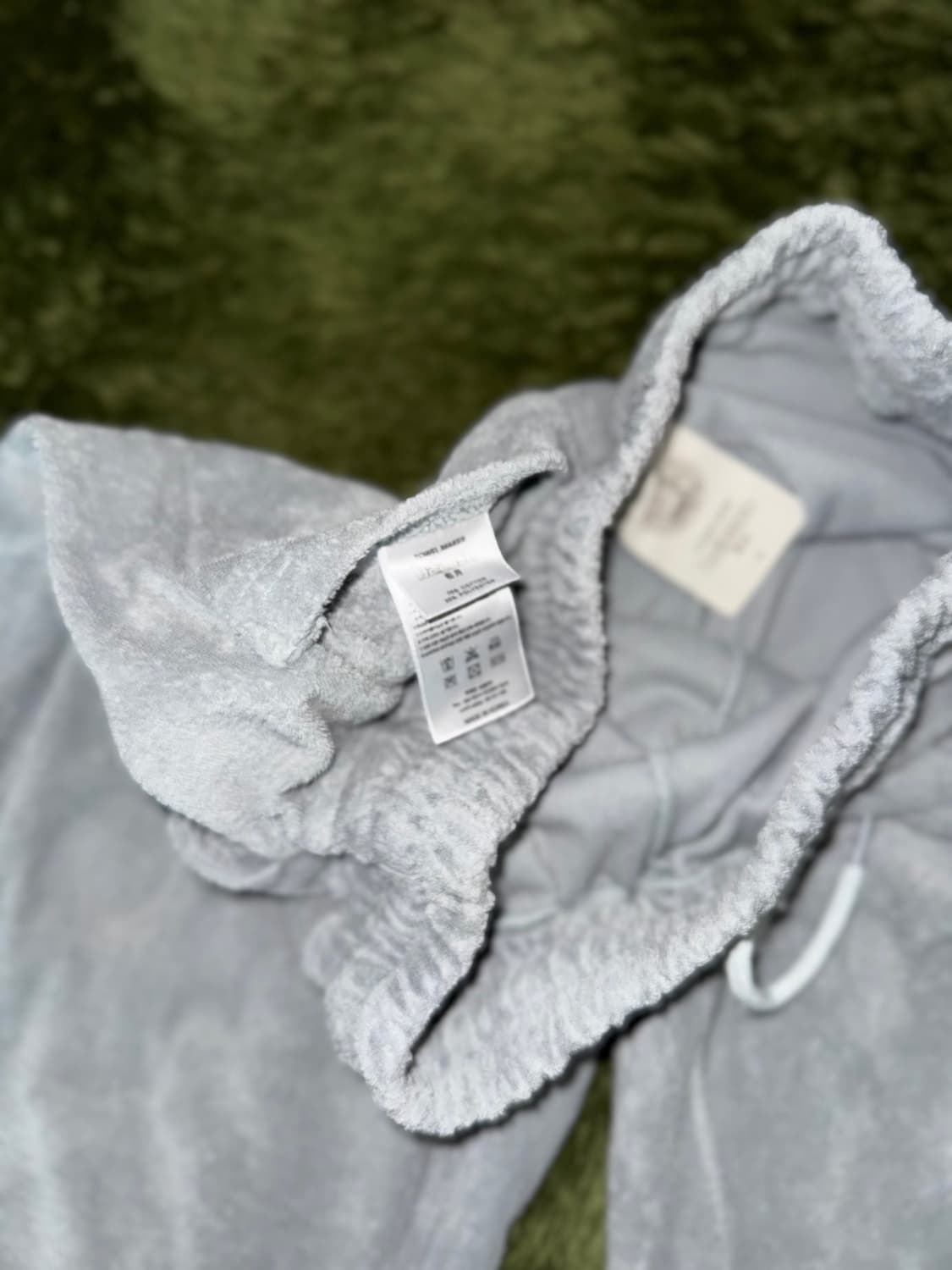 [2] Balansa 발란사 X 송월 타올 테리 조거 팬츠 그레이 상품이미지4