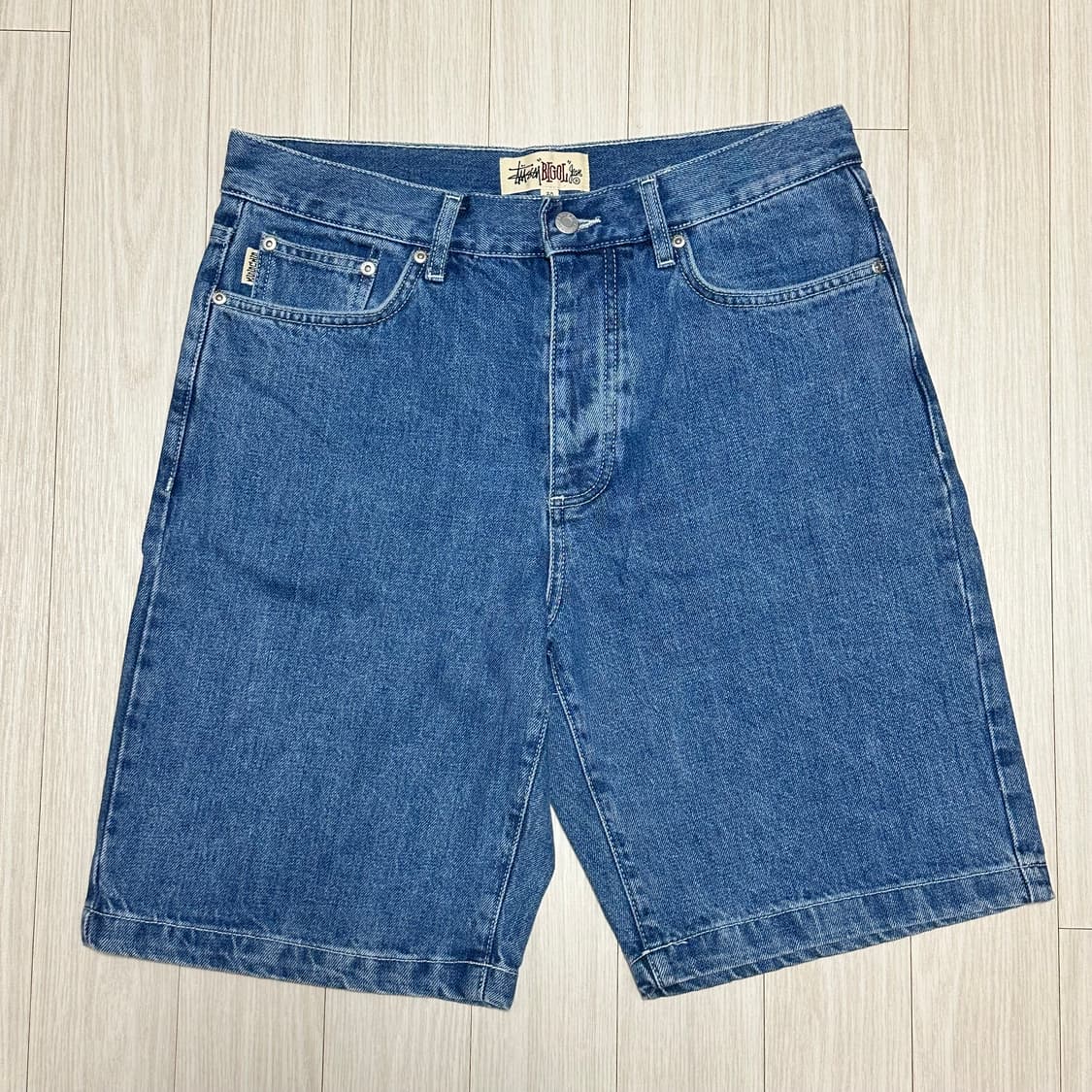 stussy denim big ol' shorts blue 상품이미지1