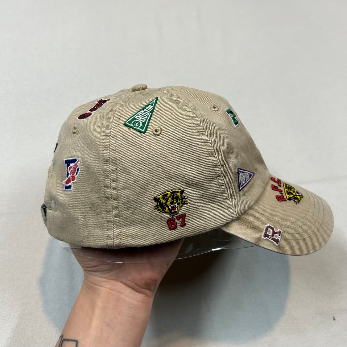 폴로 랄프로렌 멀티 패치 볼캡 모자 정품 상품이미지5