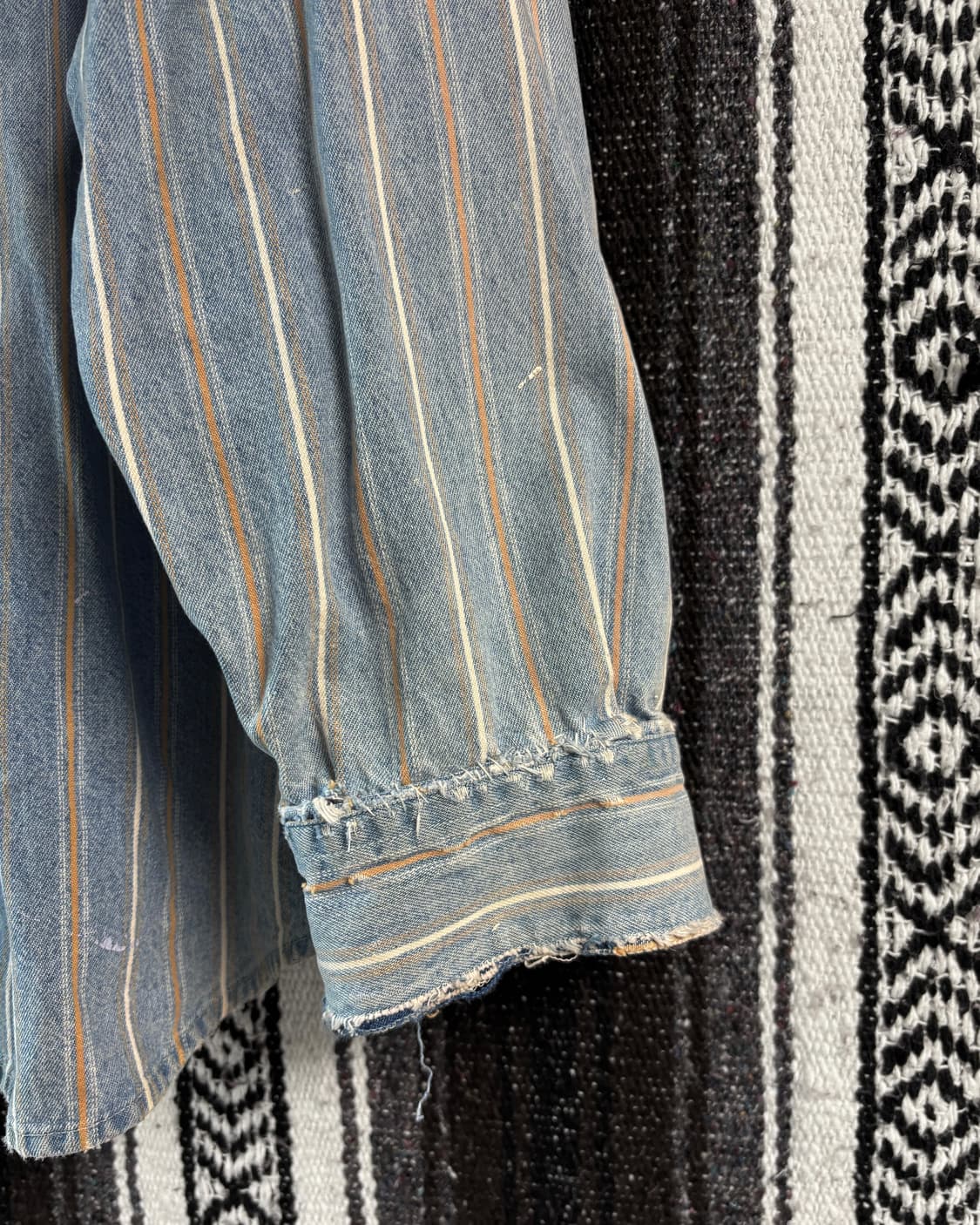 90s carhartt 스트라이프 셔츠 상품이미지8