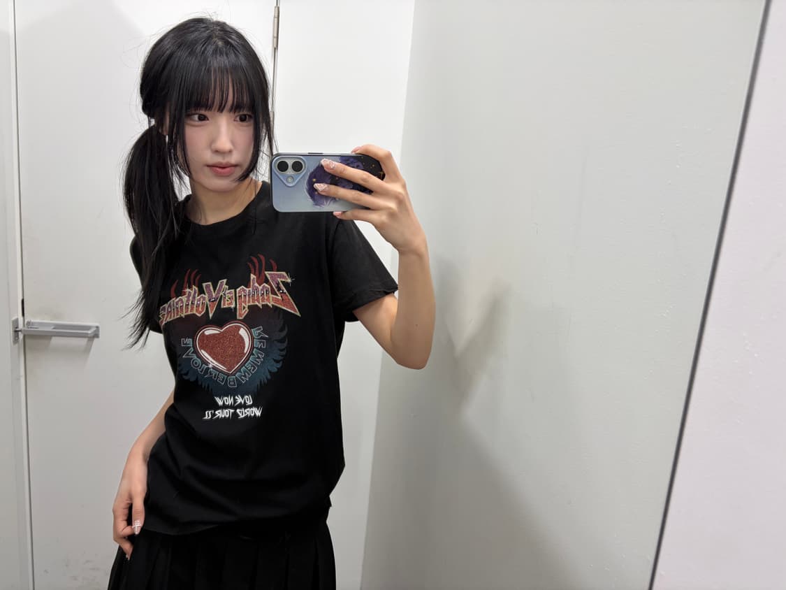 쟈딕앤볼테르 프린팅 반팔티 상품이미지3