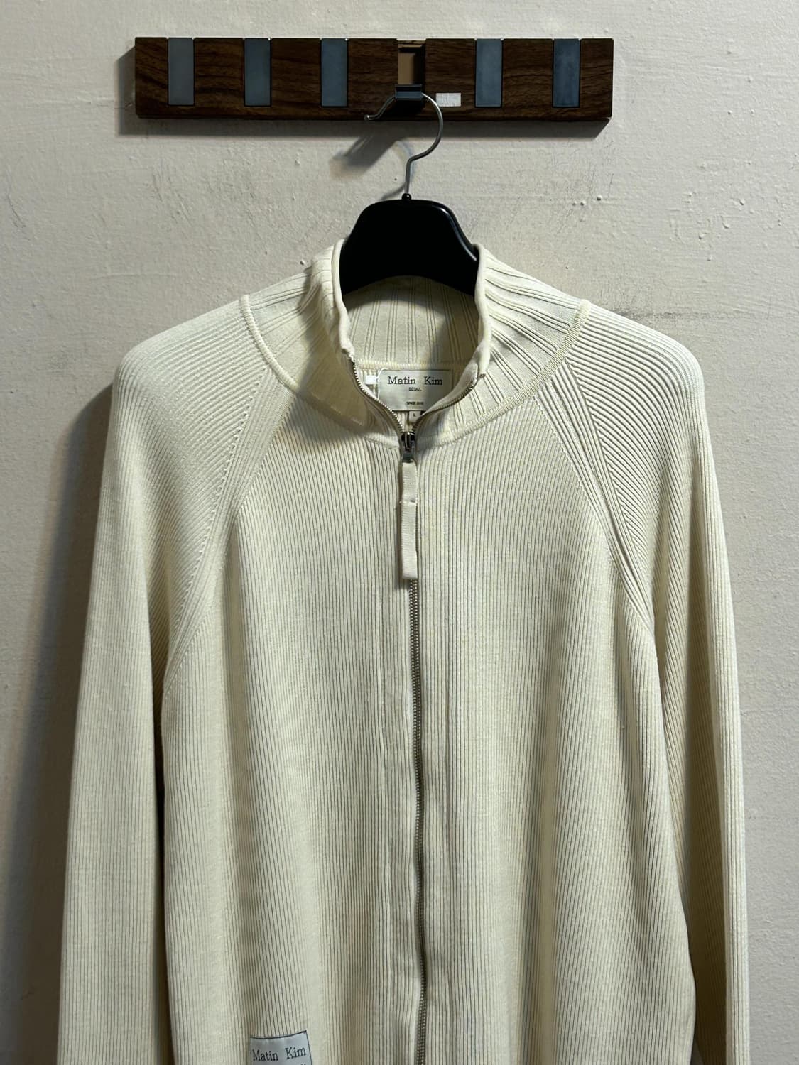 마뗑킴 로우엣지 집업 니트 상품이미지2