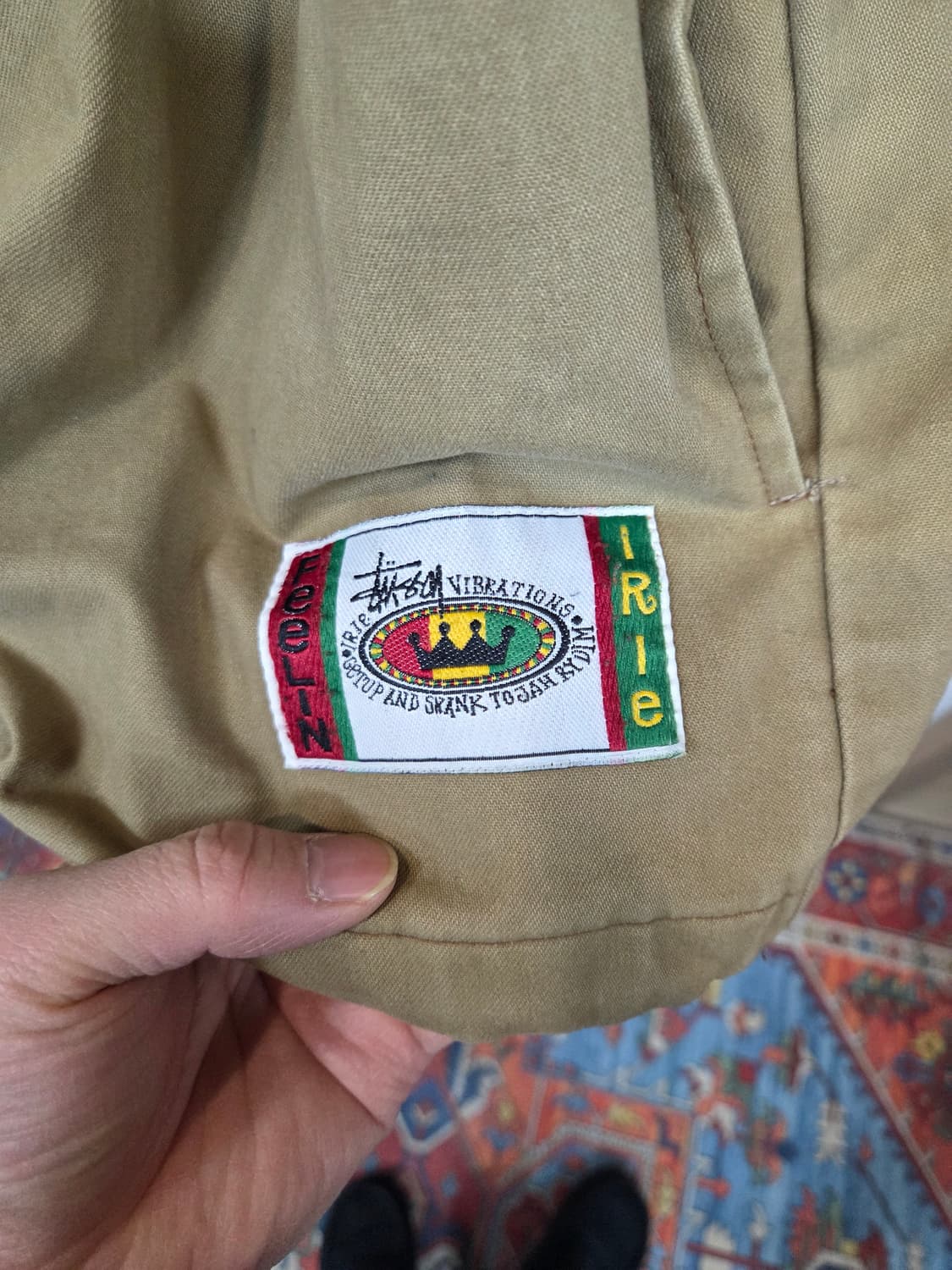 스투시 올드스쿨 빈티지 90s 코튼 후드자켓 대략 xl 상품이미지5