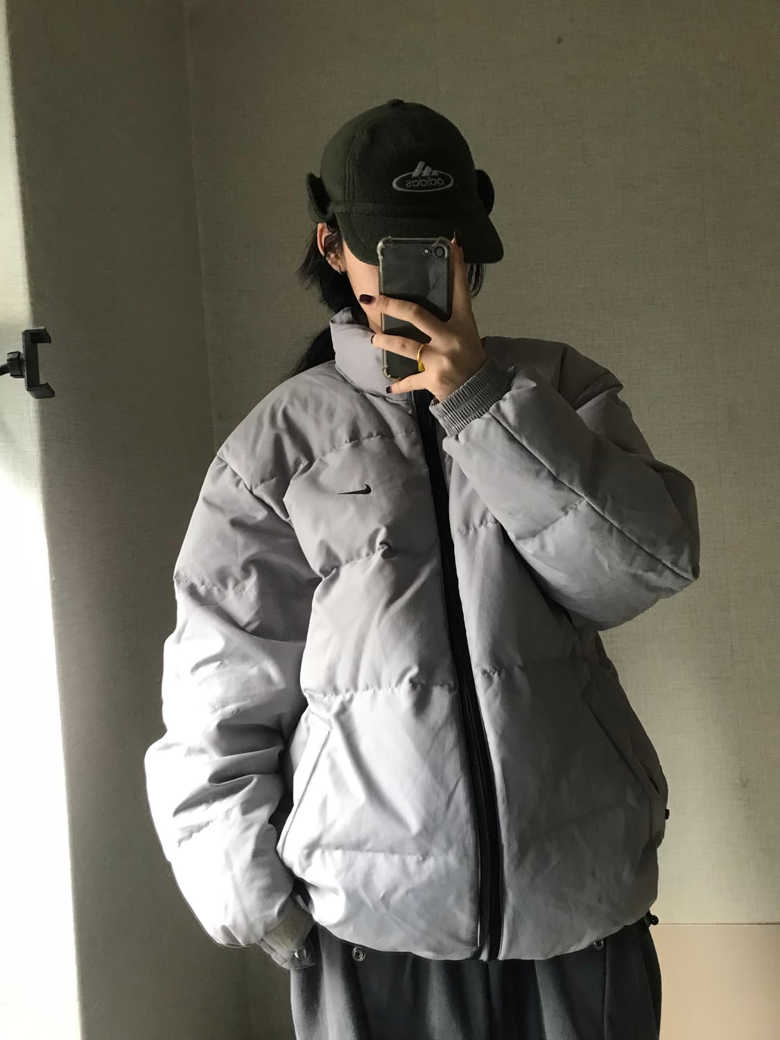 나이키 00s 연그레이 패딩 상품이미지2