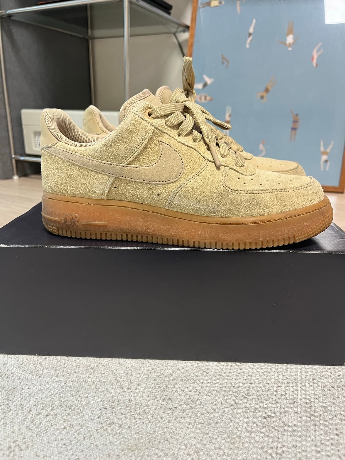 나이키 에어포스1 '07 LV8 스웨이드 머쉬룸 250 상품이미지5