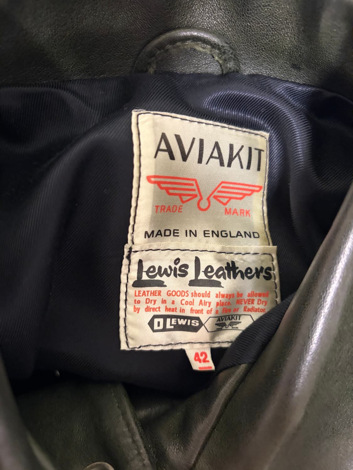 [42,김우빈 착용] 루이스레더 988 올리브 쉽스킨, 에어로 레더 상품이미지6