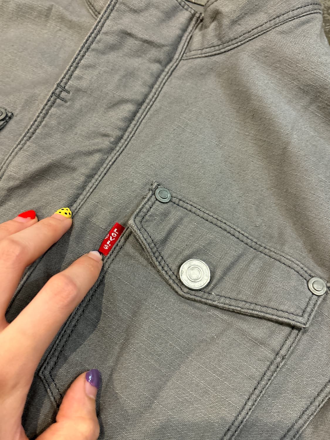 리바이스 그레이 밀리터리 자켓 상품이미지9