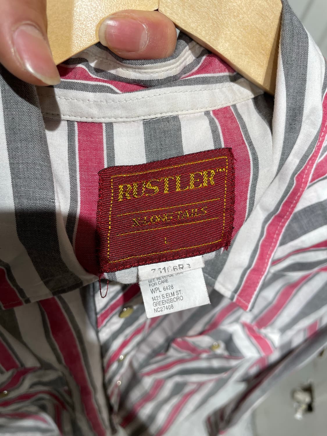 빈티지 스트라이프 웨스턴 셔츠 상품이미지7