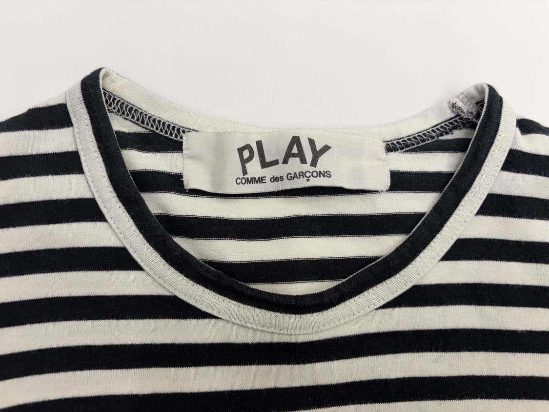 [S] 꼼데가르송 스트라이프 긴팔티 롱슬리브 상품이미지3