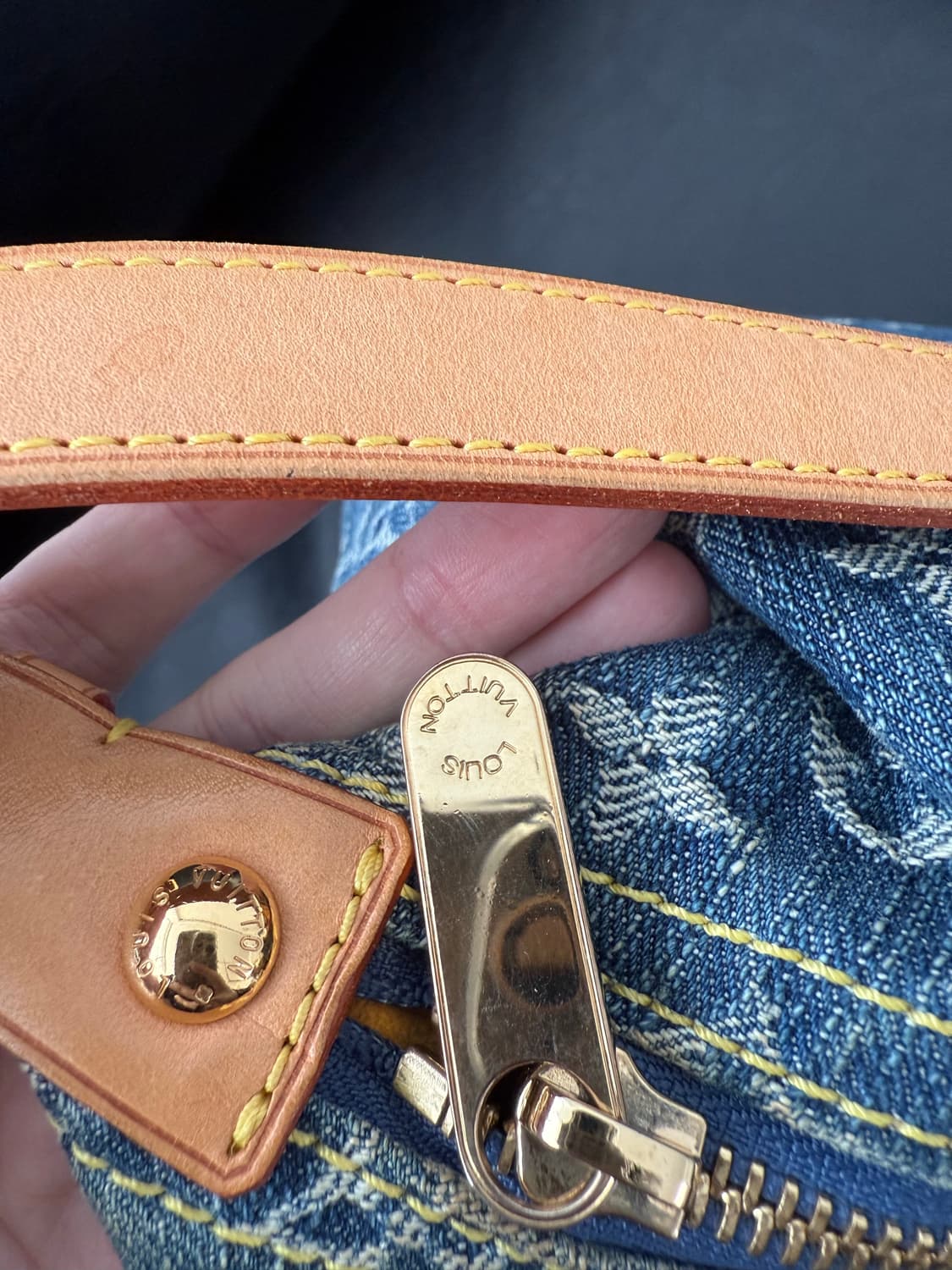 루이비통 데님 배기백 pm (감정서포함) 상품이미지7