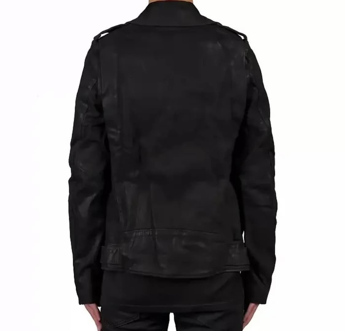 발망 - 15SS 왁스 코팅 바이커 자켓 상품이미지8