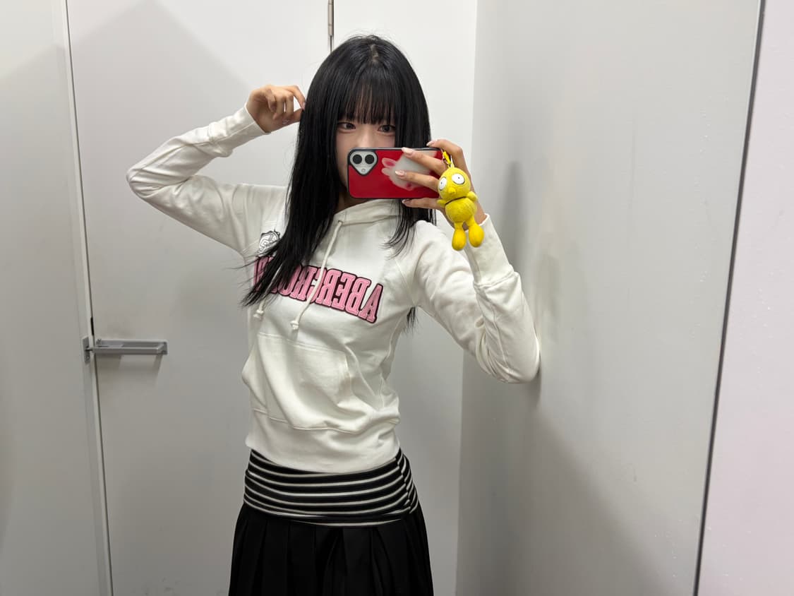 아베크롬비 빅로고 후드티 상품이미지4