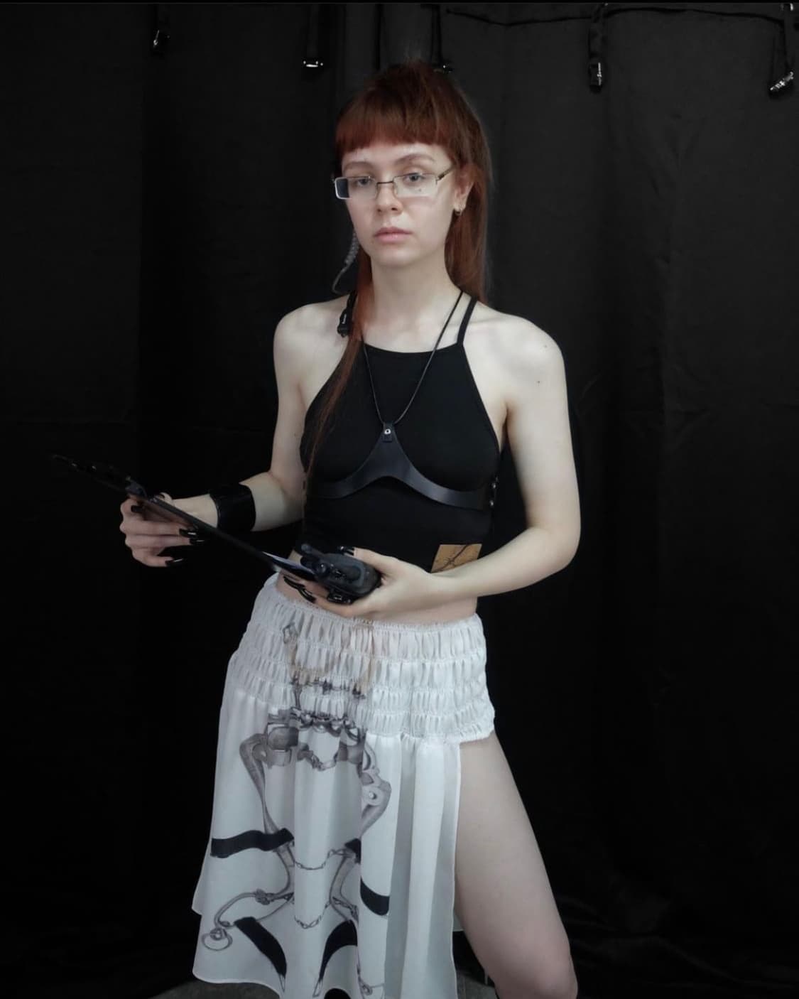 604Service Smoked Side Slit Skirt 스커트 상품이미지3