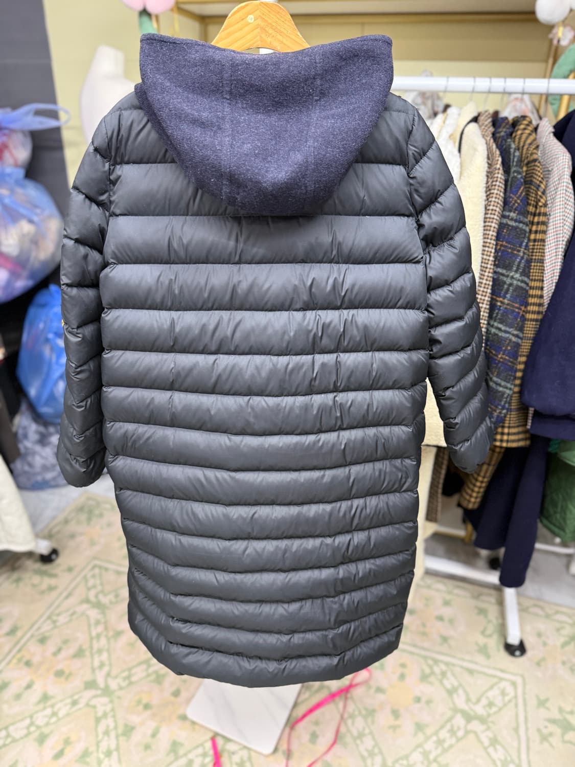 D'deMOO 여성 패딩 S 차콜색 상품이미지2