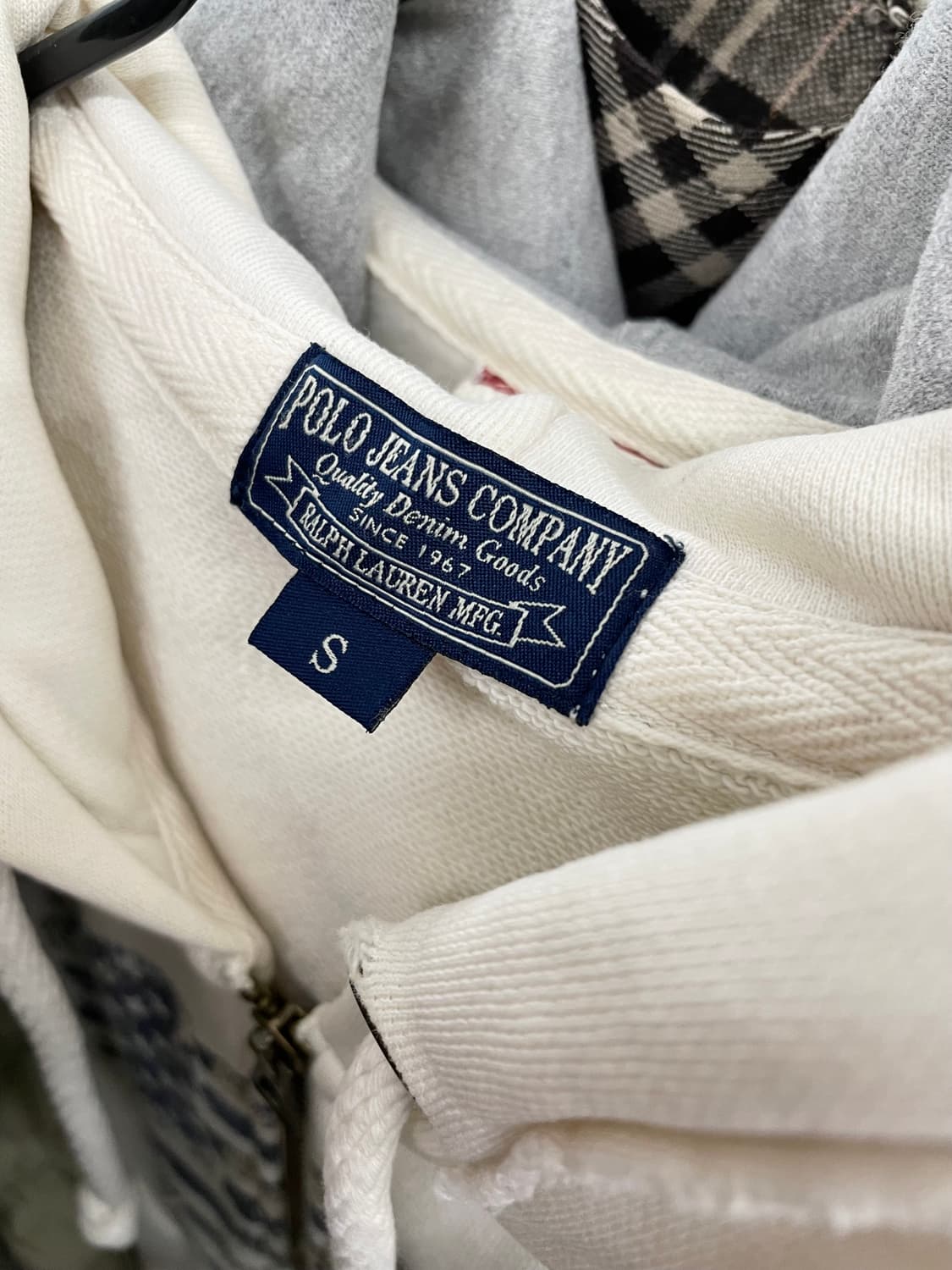 폴로 성조기 그런지 후드집업  상품이미지5