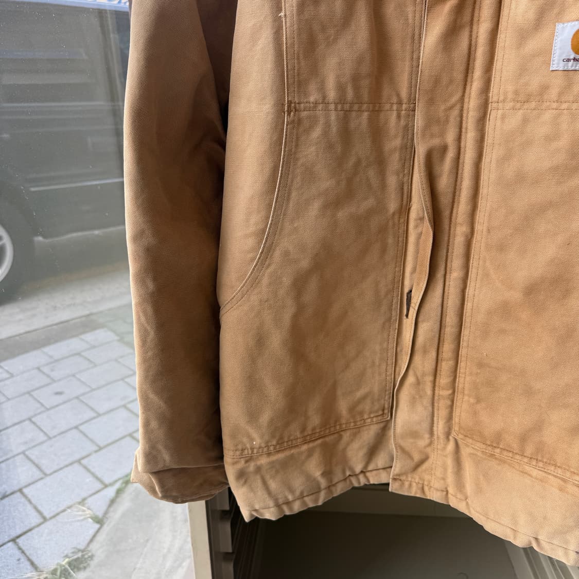 칼하트 덕 캔버스 워크 초어 자켓 상품이미지3