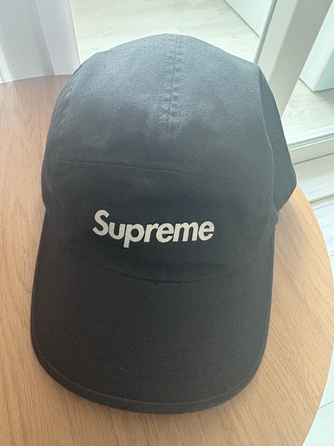 [새상품급]슈프림 워시드 치노 블랙 캠프캡 모자 상품이미지5