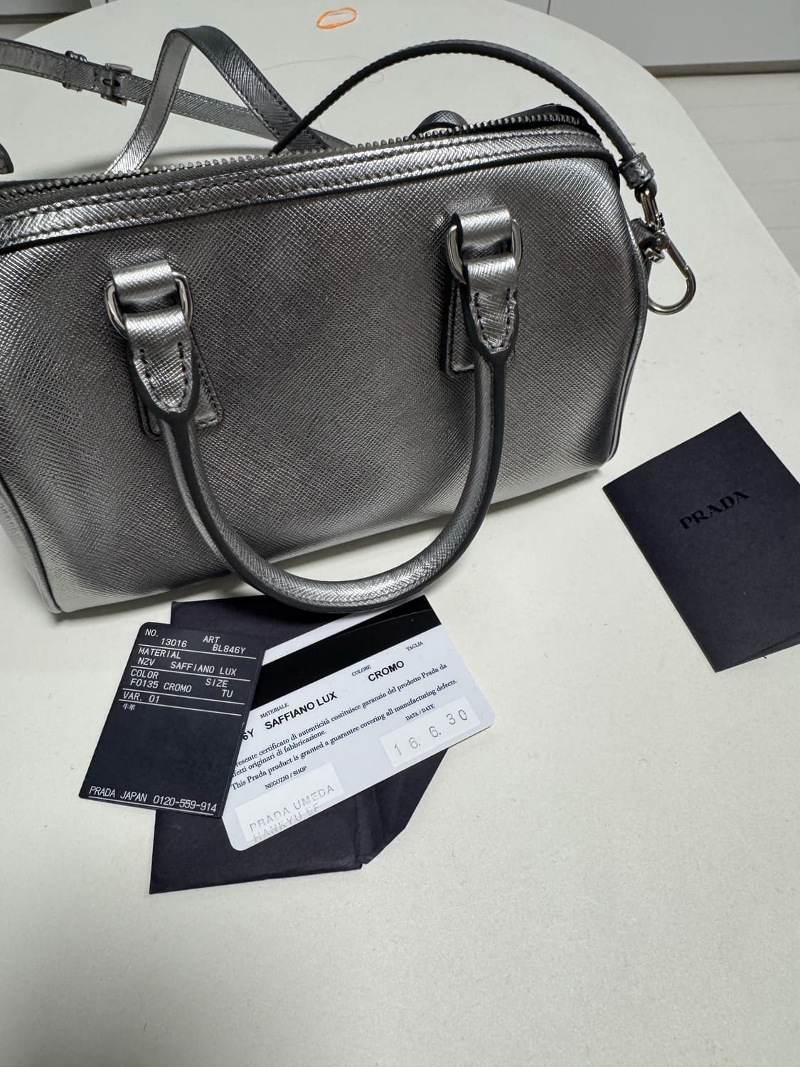 프라다 사피아노 럭스 미니 보스턴백  상품이미지3