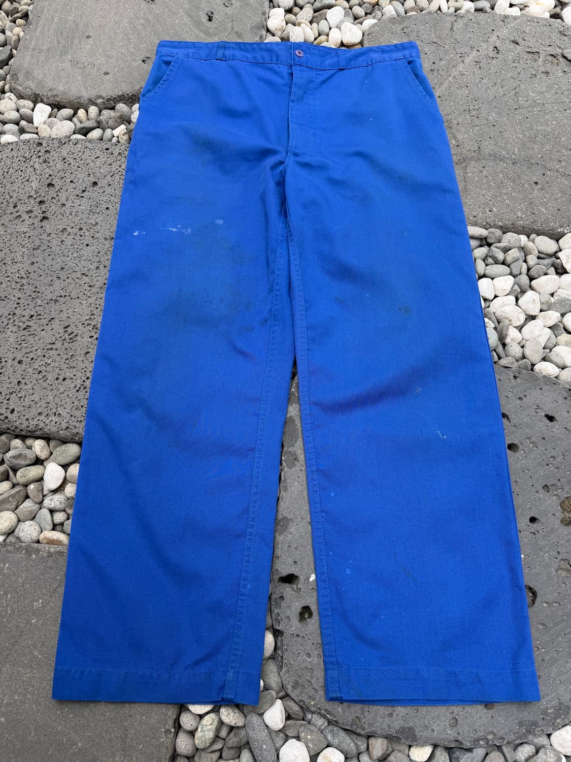 1970s DISTRESSED WASHED FRENCH 프렌치워크팬츠 상품이미지1