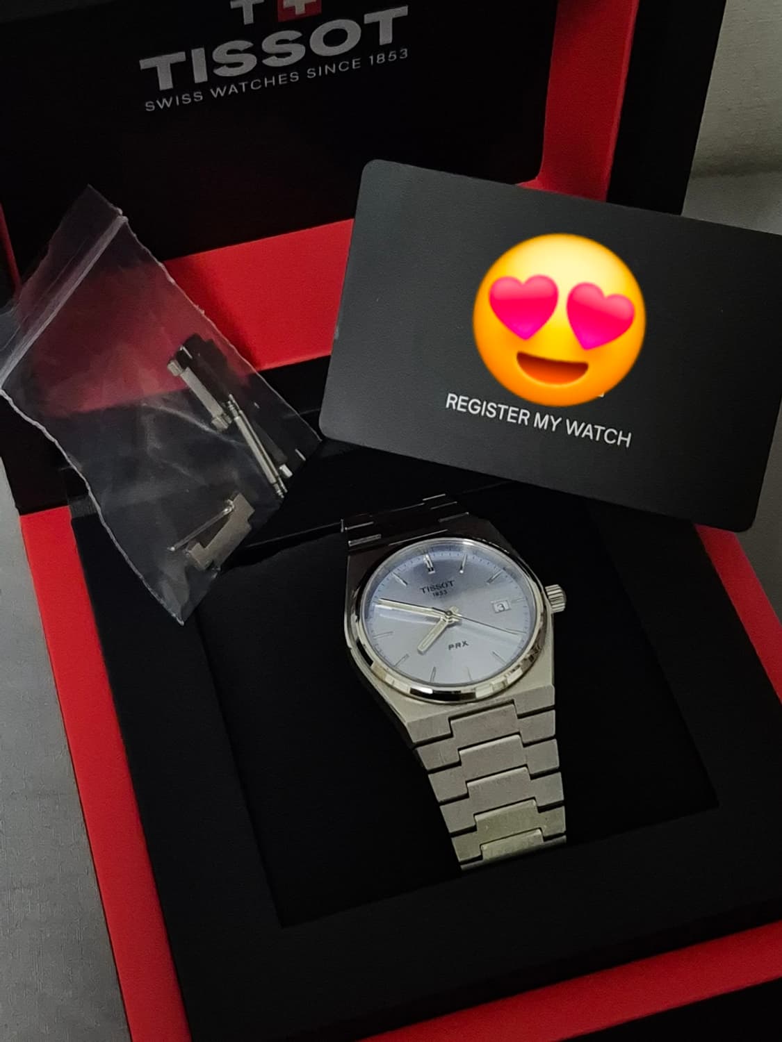 티쏘 prx35 쿼츠 아이스블루 상품이미지2