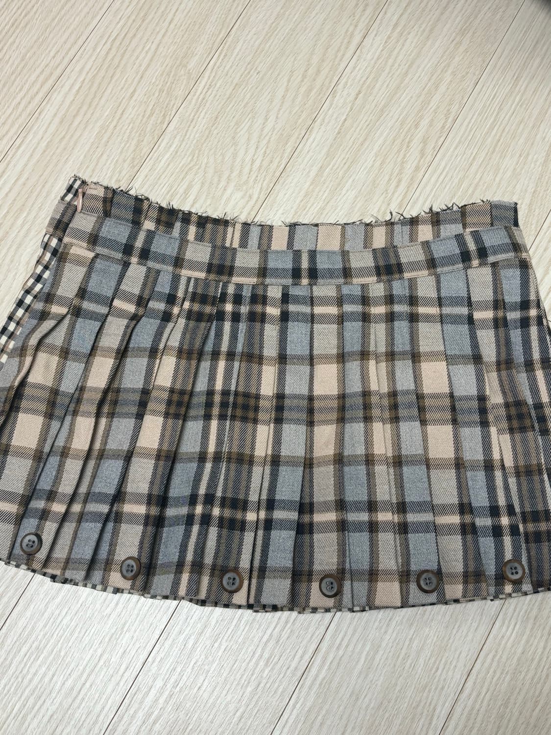 글로니 RUSSELL PLAID MINI SKIRT XS 상품이미지6
