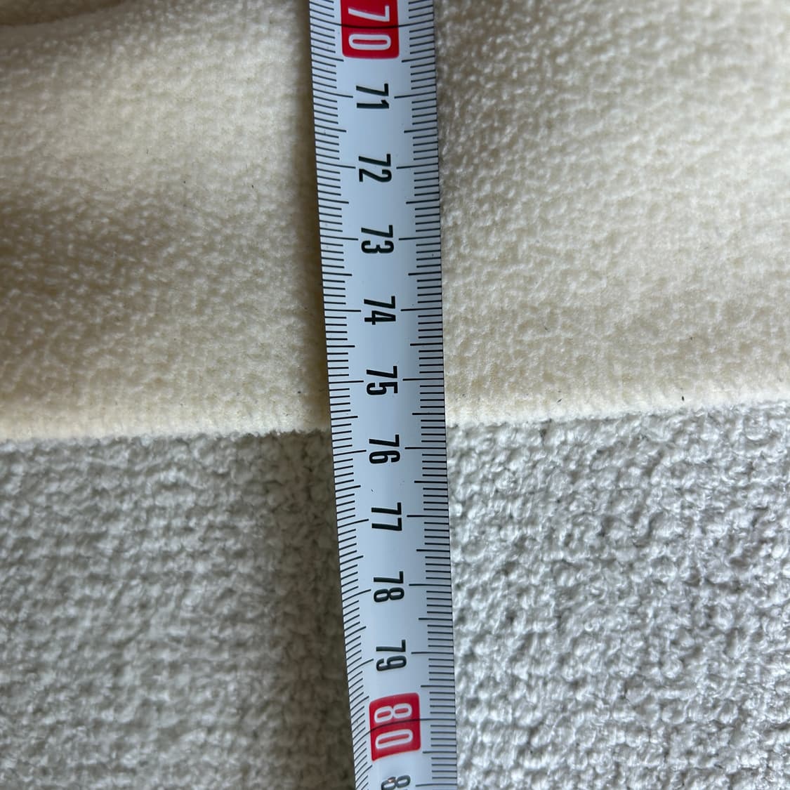 아이보리 후리스 집업맨투맨  상품이미지5