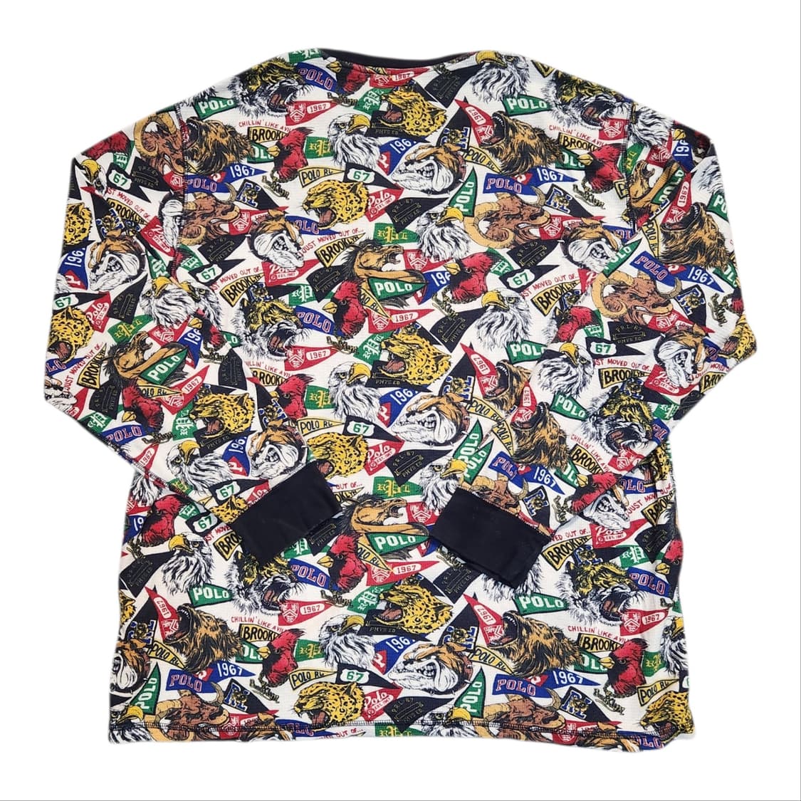 폴로 랄프로렌 애니멀 프린트 긴팔 티셔츠 (2XL) 상품이미지2