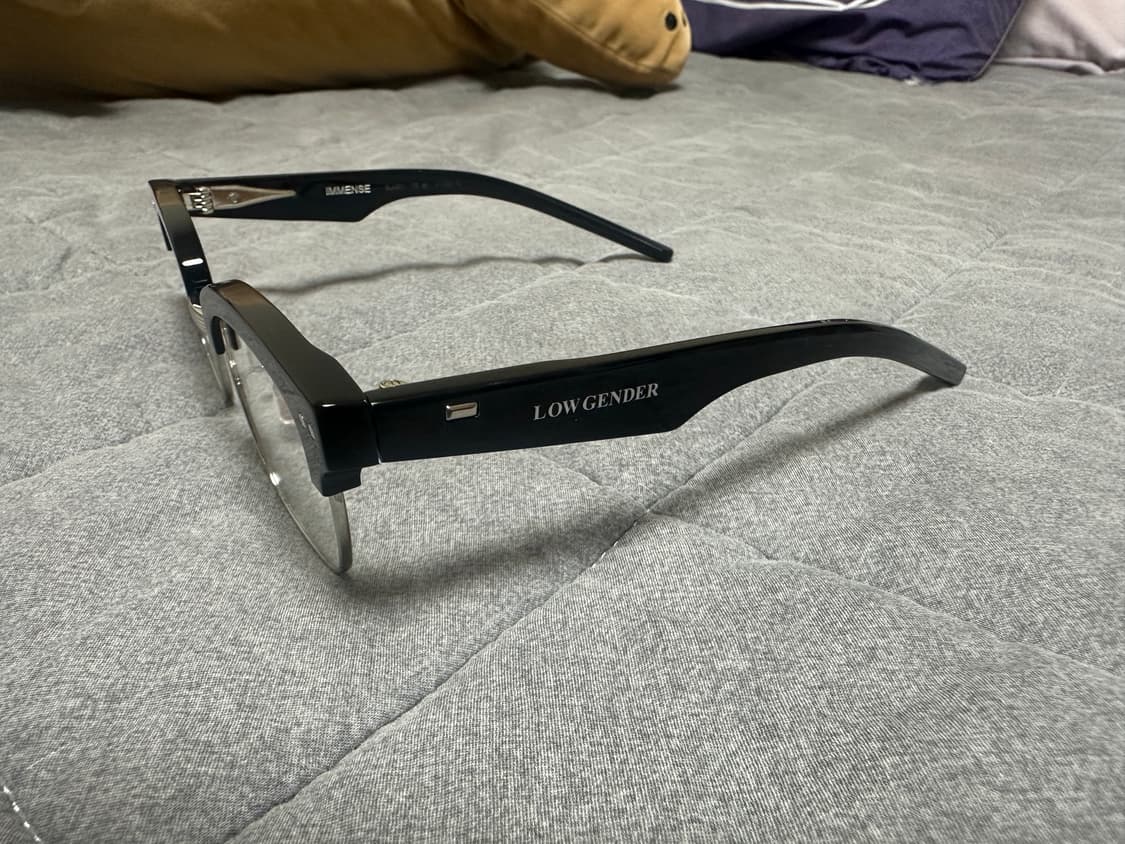 로우젠더 임멘스 블랙 안경 풀박스 상품이미지4