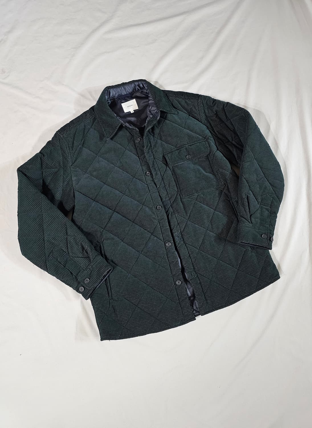 [XL,105] 코오롱 에피그램 코듀로이 퀼팅 패딩 셔츠 자켓 상품이미지4