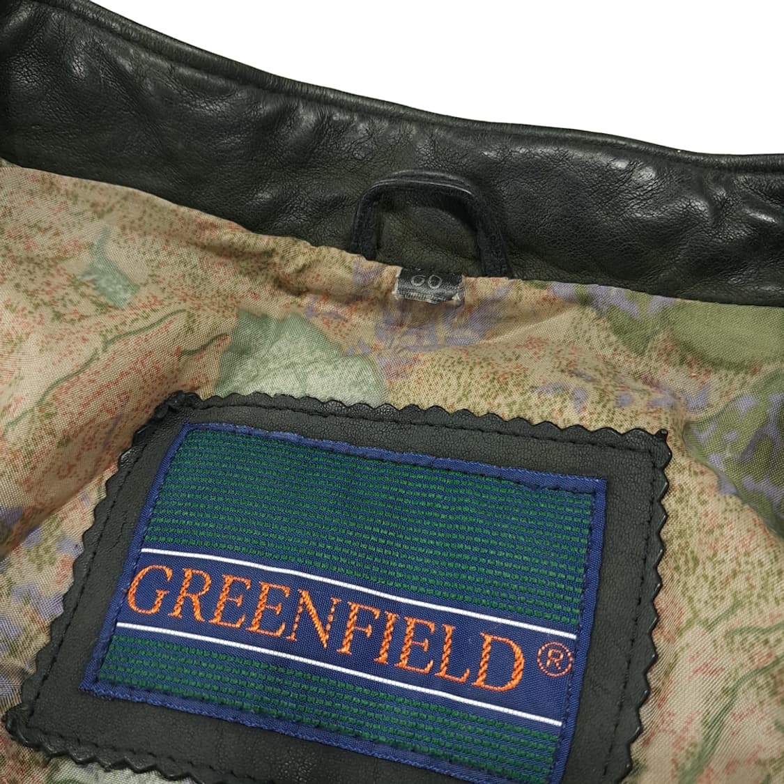 CL331 3XL 그린필드 80s 유럽판 가죽 자수 자켓 아우터 상품이미지3