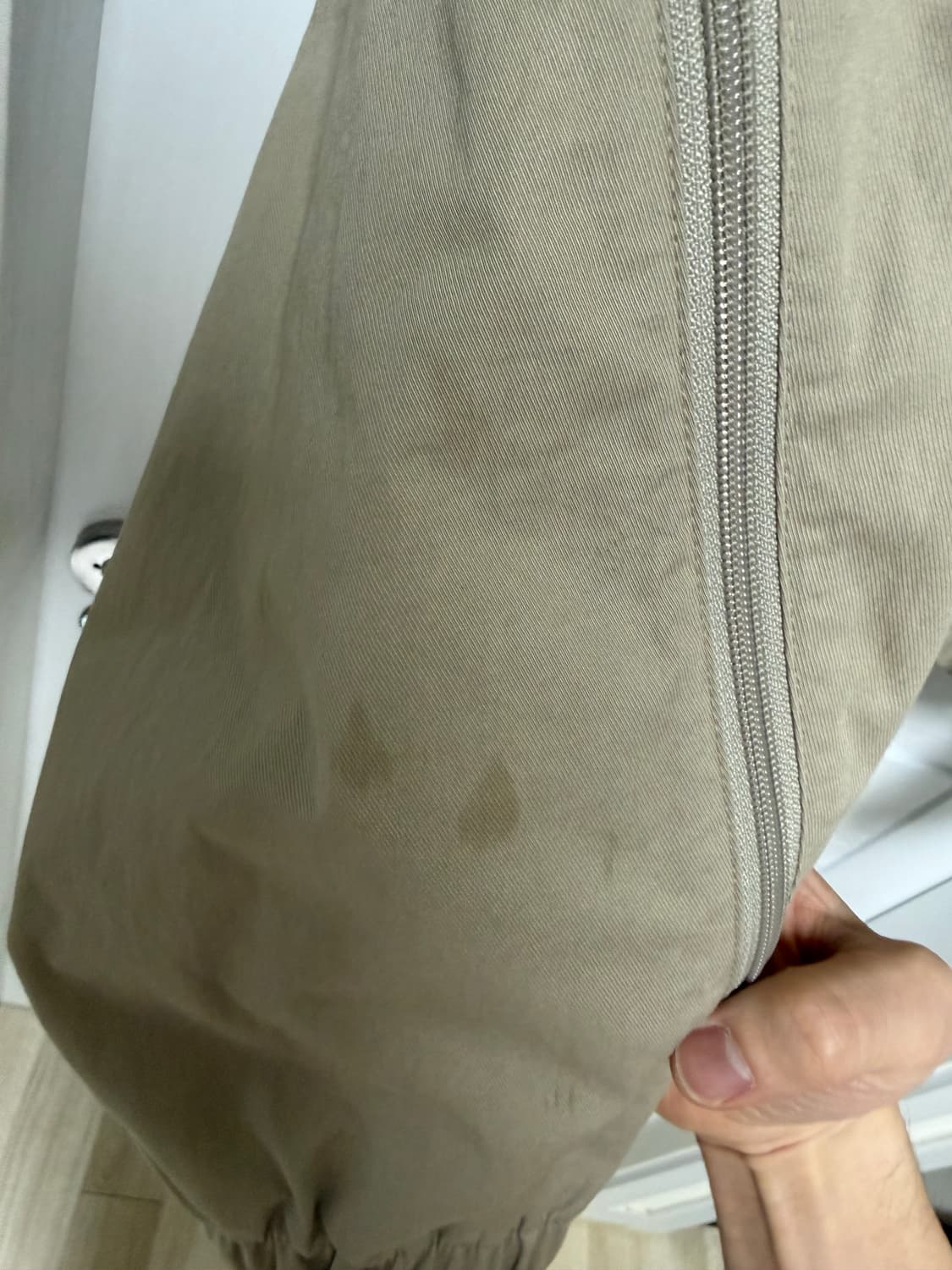 쿠어 바람막이 블루종 자켓 M 베이지 상품이미지2