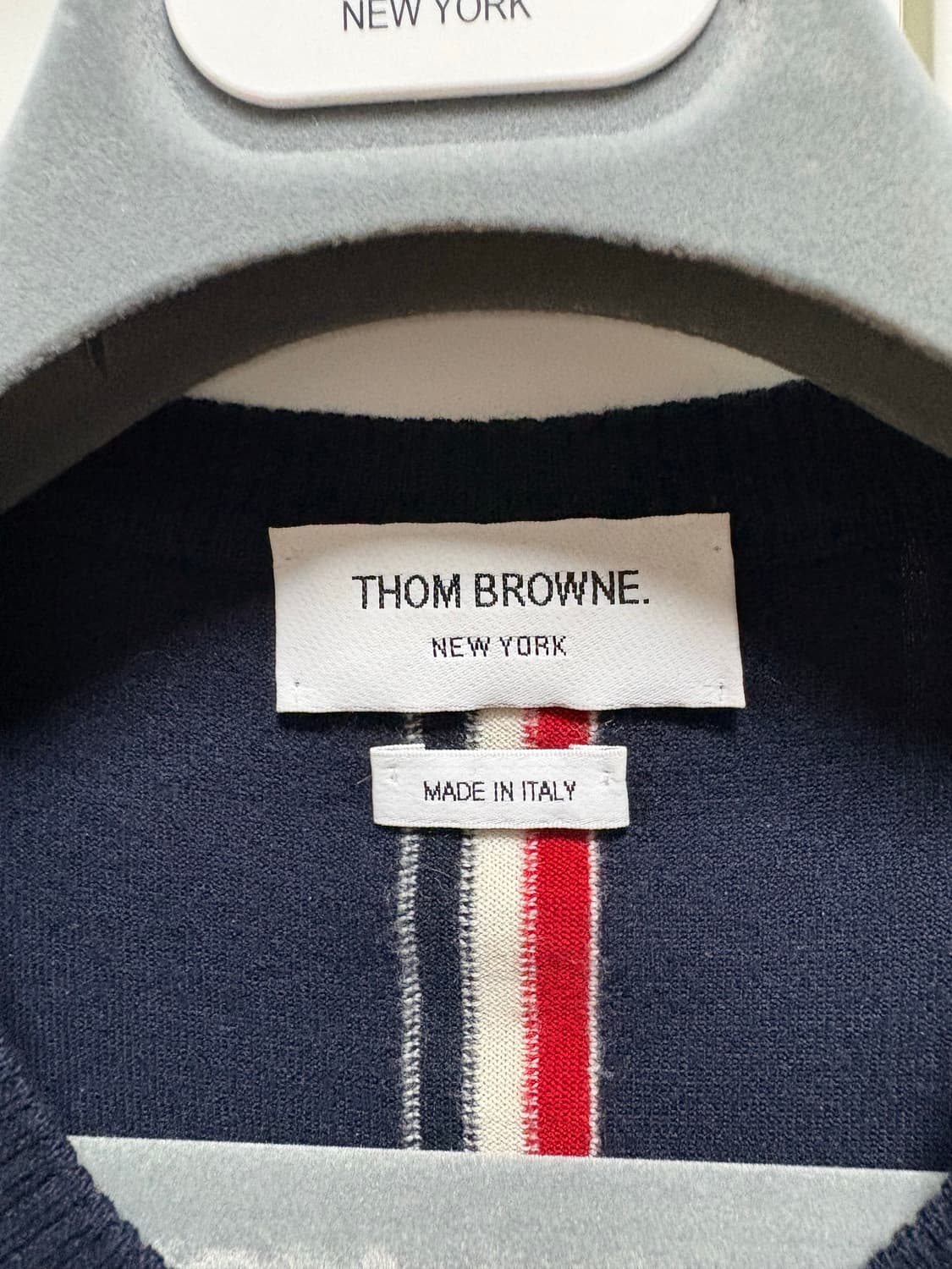 (새상품급, 정품) 톰브라운 백삼선 울니트 4 상품이미지3