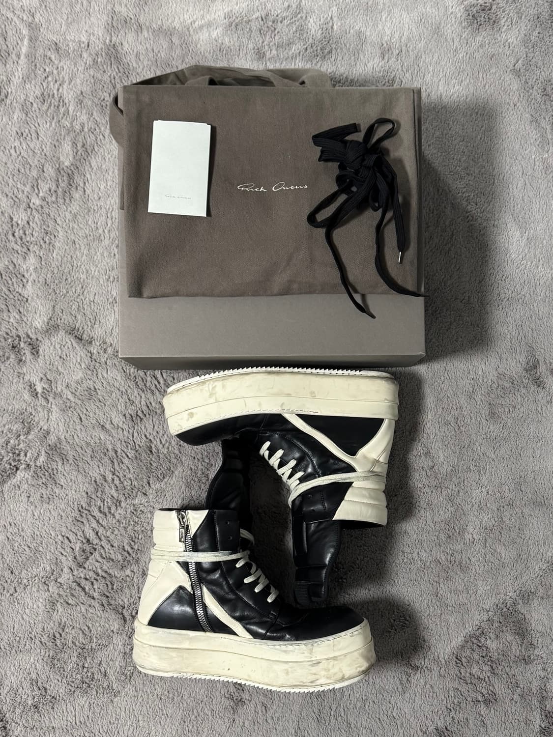 릭오웬스 메가범퍼 지오바스켓 45사이즈 상품이미지1