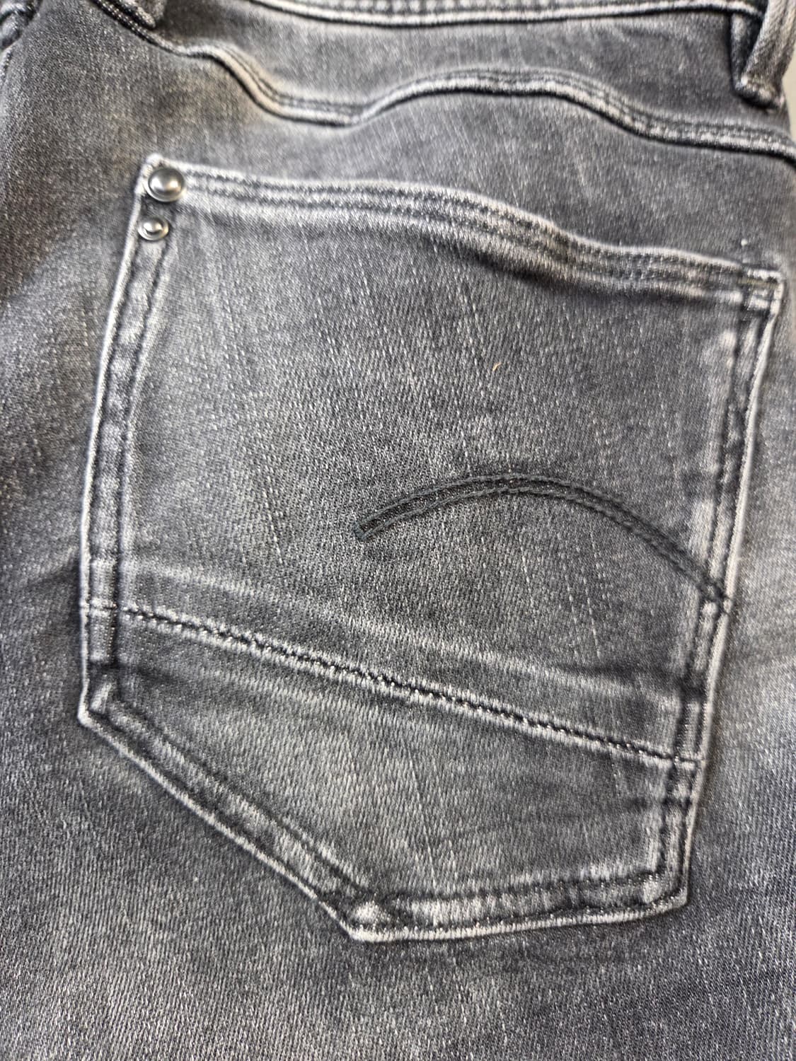 G-STAR RAW 데미지 워싱 데님(W24/L28)스판(택없음) 상품이미지7