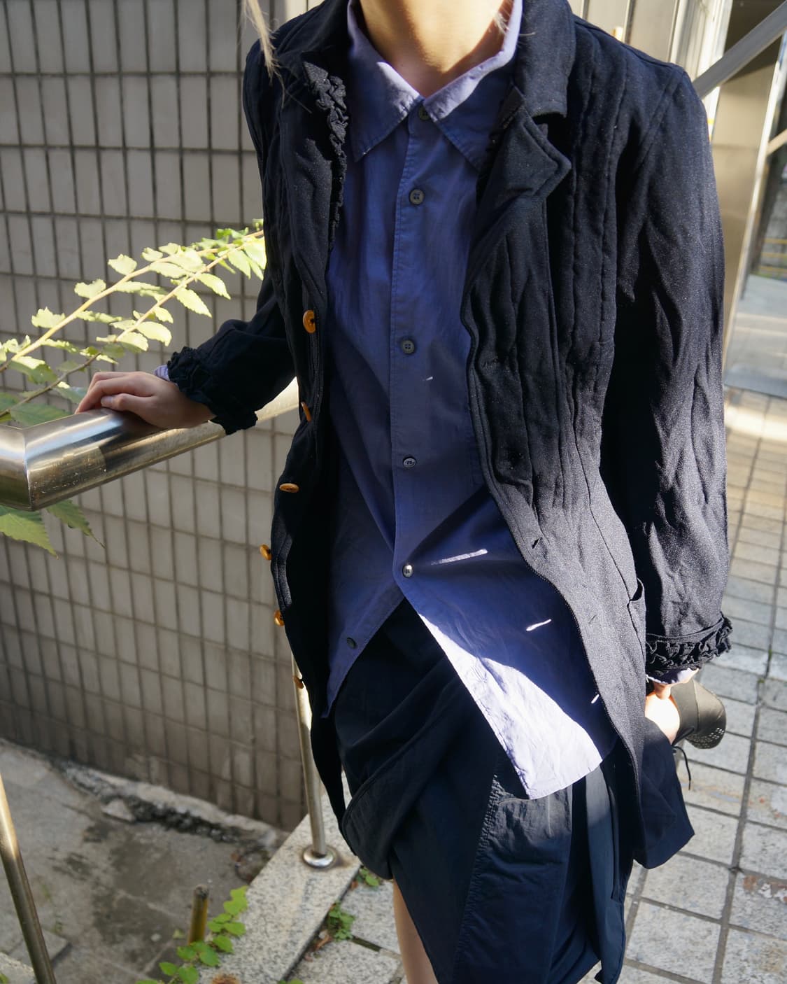 꼼데가르송 프릴 코트 상품이미지1