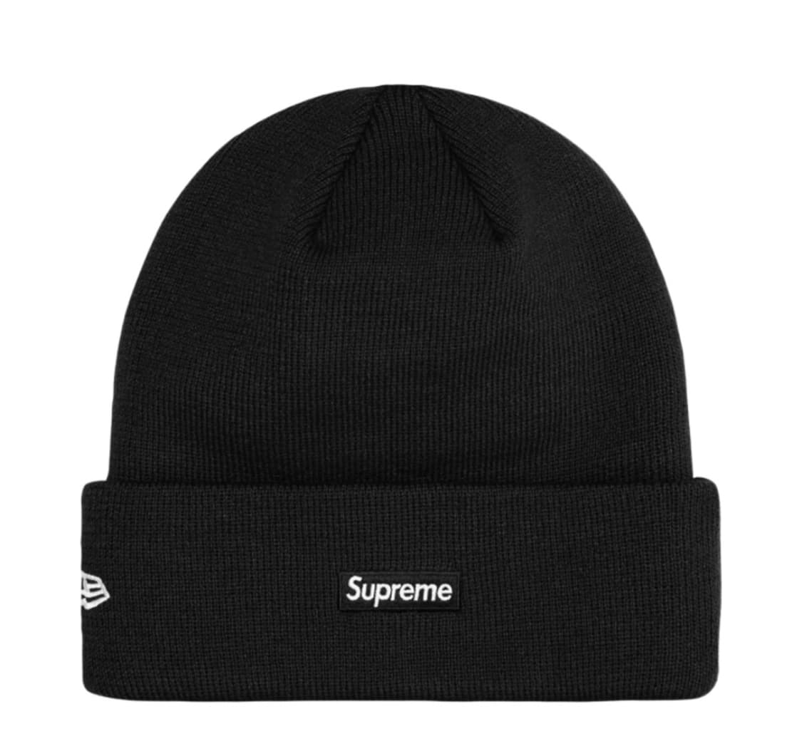 슈프림 뉴에라 S 로고 비니 블랙 상품이미지2