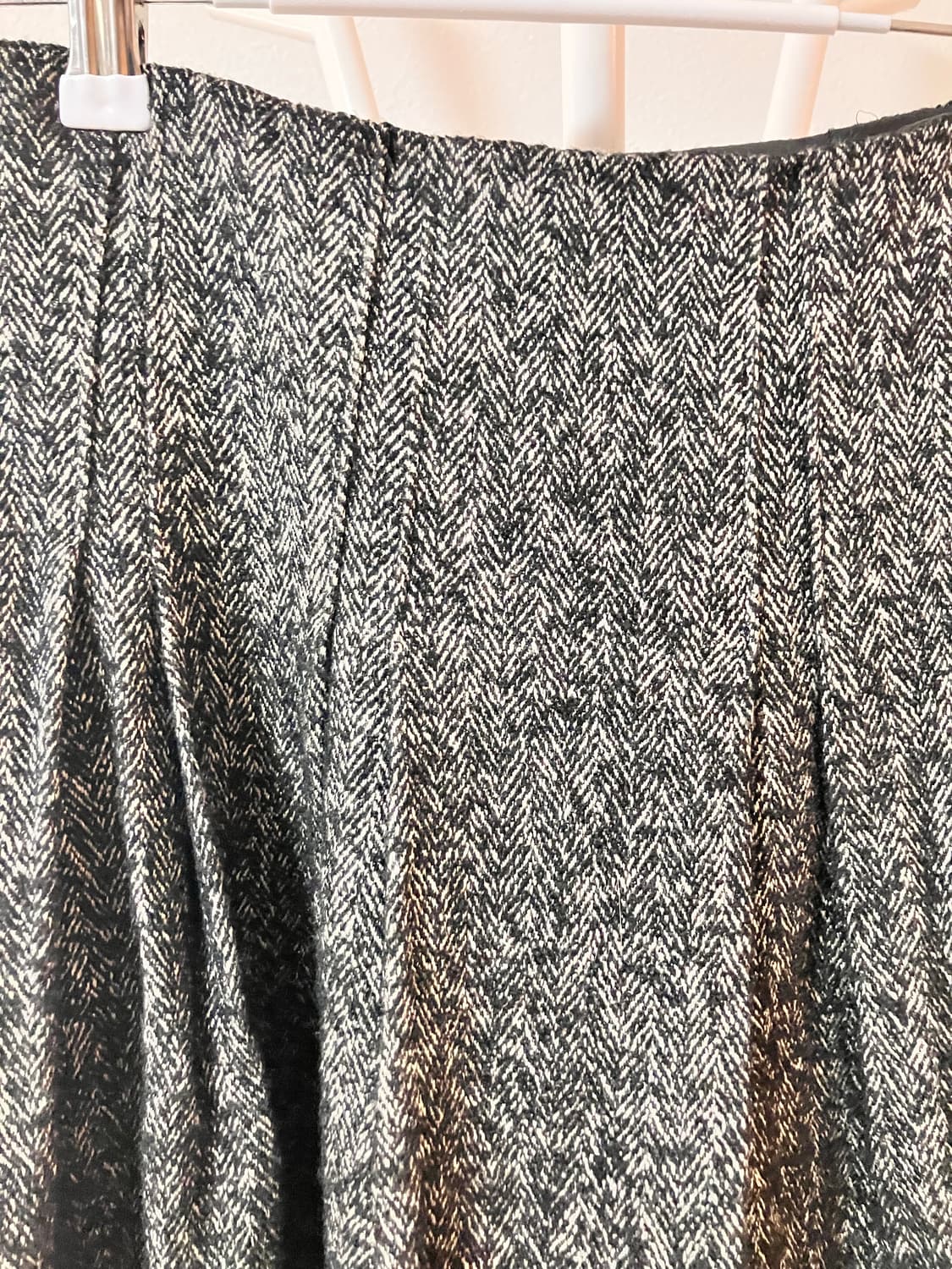 헤링본 플리츠 미니스커트 일본빈티지 모리걸 상품이미지5