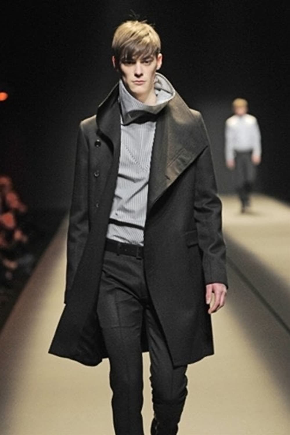 디올옴므 09AW사선비대칭 울 코트 상품이미지2