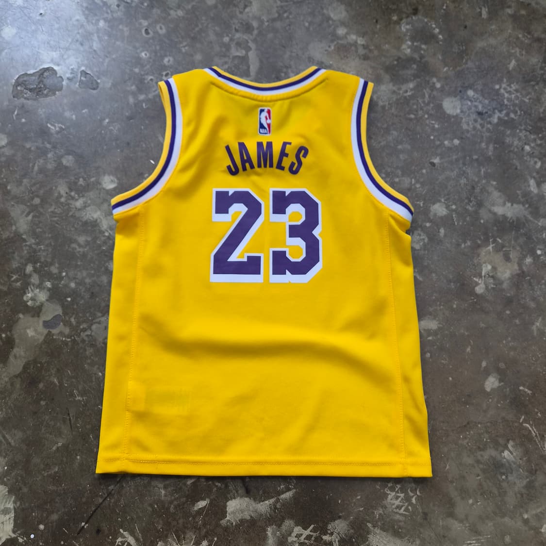 M) 키즈 NBA LA 레이커스 르브론 제임스 키즈 유니폼 져지 상품이미지3