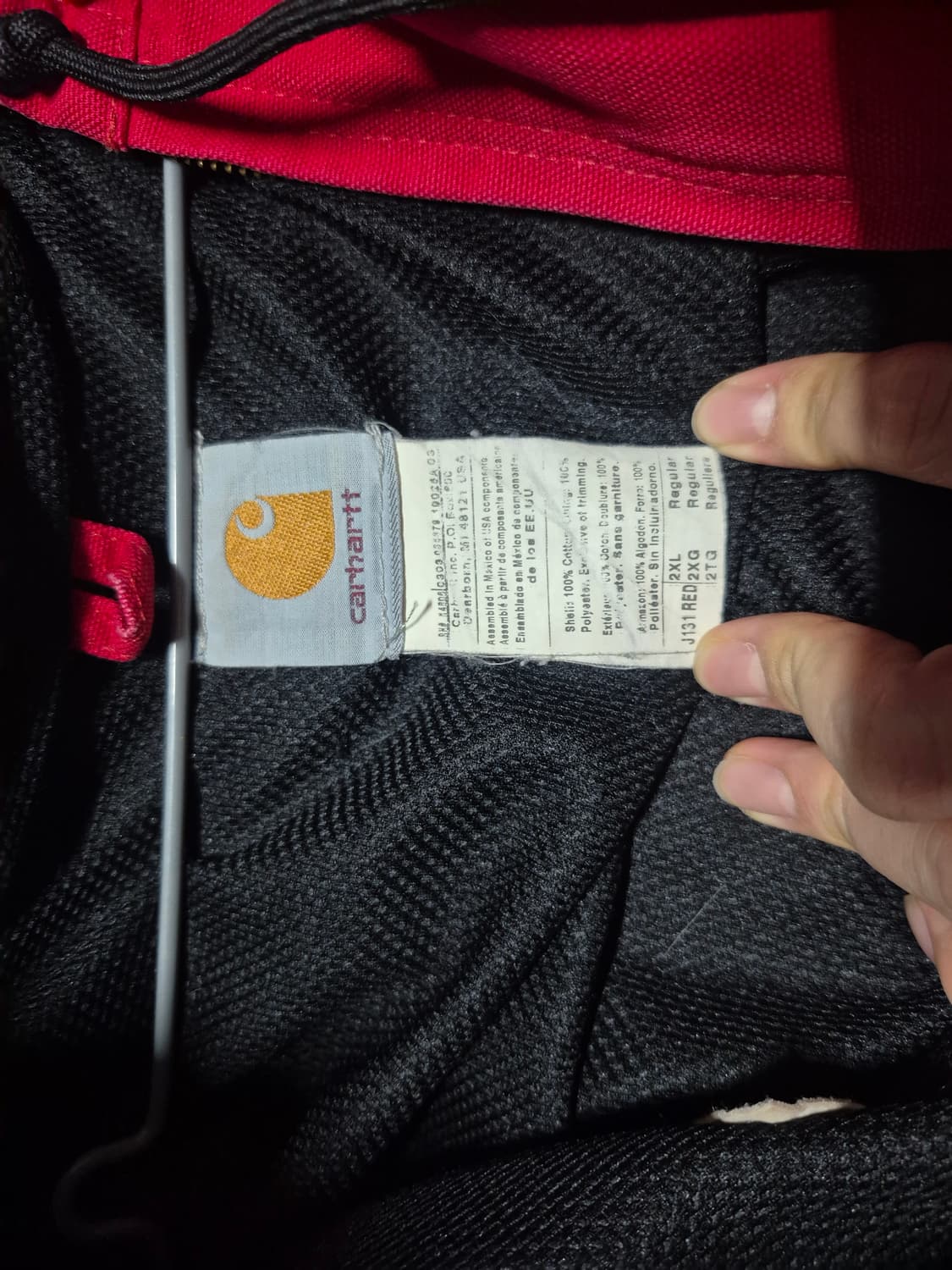 00's 칼하트 J131 빈티지 덕 액티브 자켓 2XL 상품이미지6