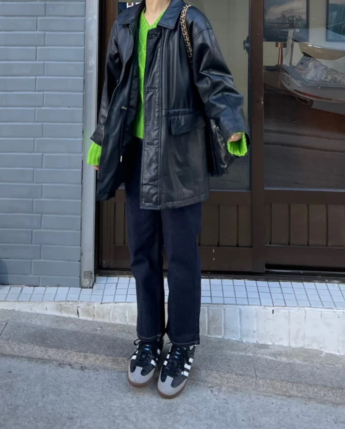 비건하프레더자켓 상품이미지1