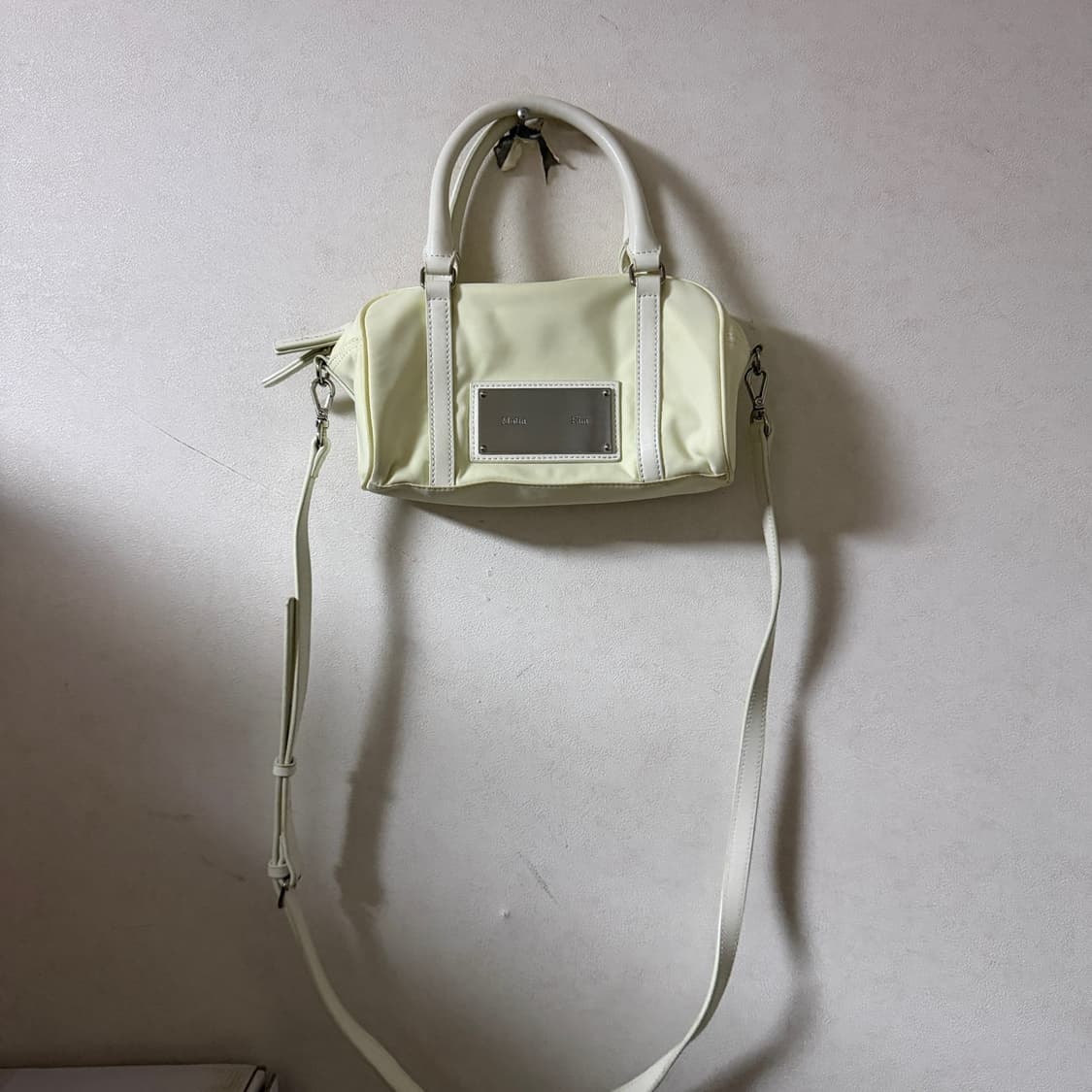 마뗑킴 베이비스포티 토트&크로스백 미니 아이보리 상품이미지1