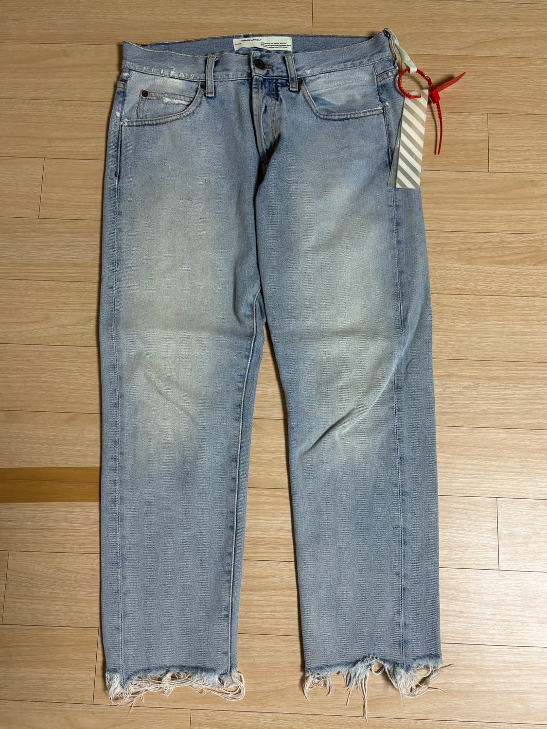 오프화이트 연청 스콜피온 데님 상품이미지2