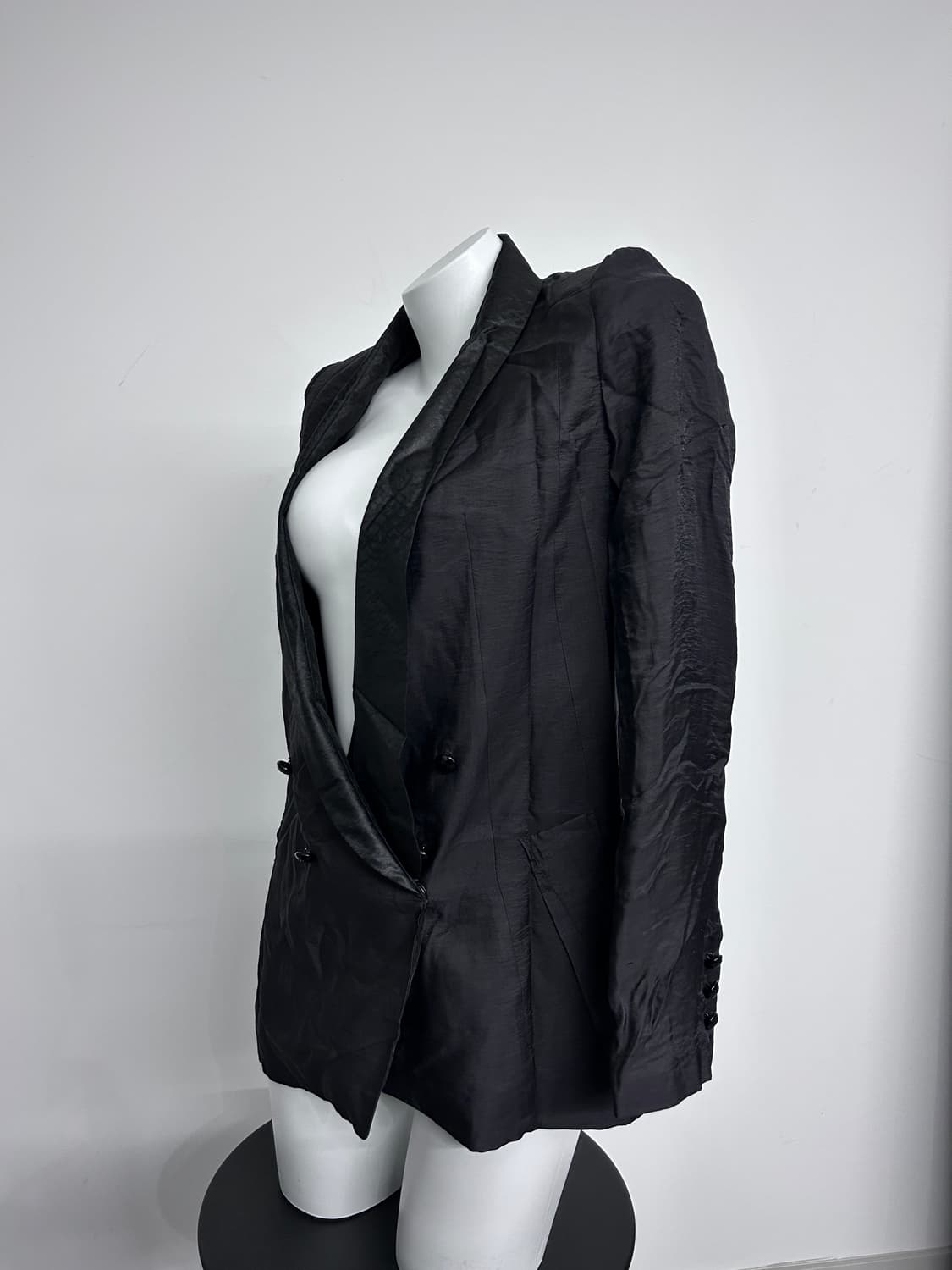 시스템 숄 카라 레이온 블레이저 상품이미지5