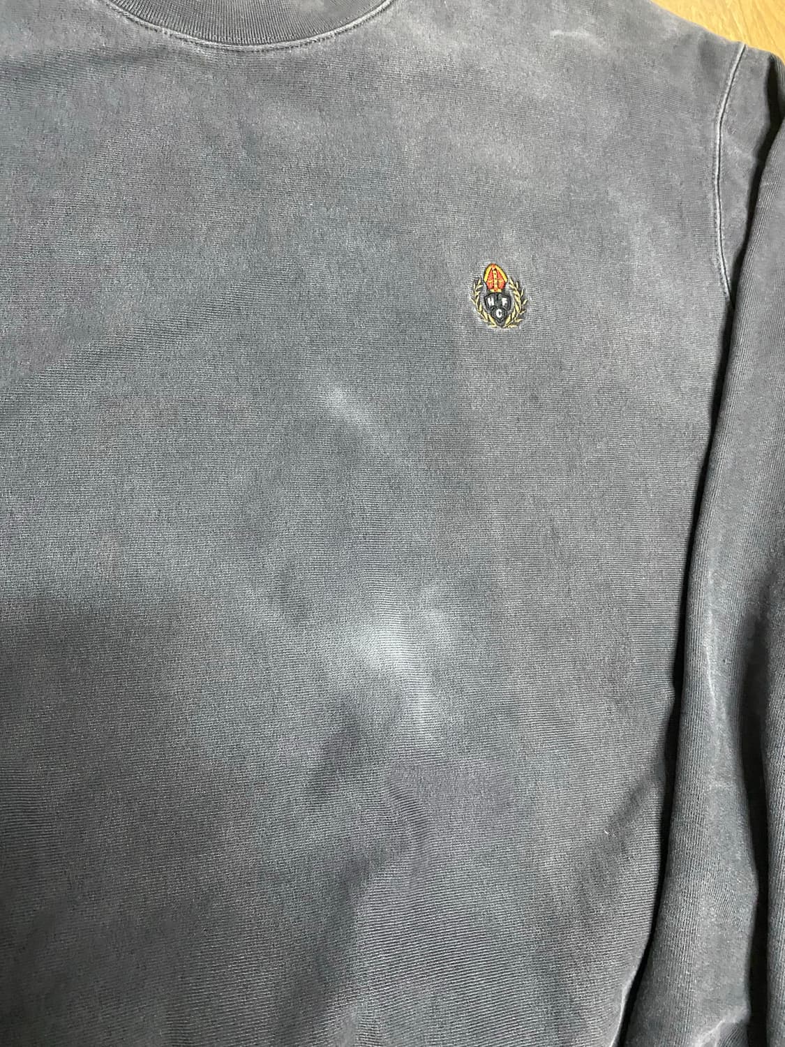 헤리티지플로스 피그먼트 맨투맨 xl 차콜 상품이미지3