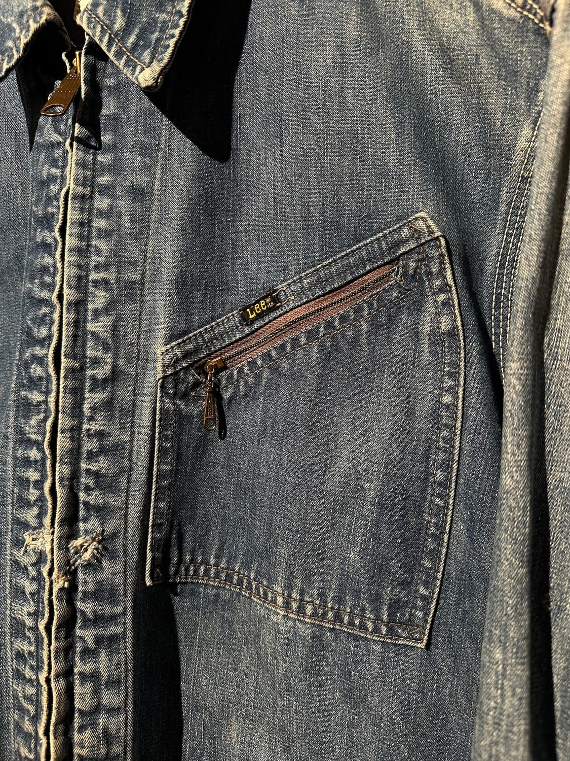 70s USA LEE 91-B Denim Work Jacket 상품이미지4