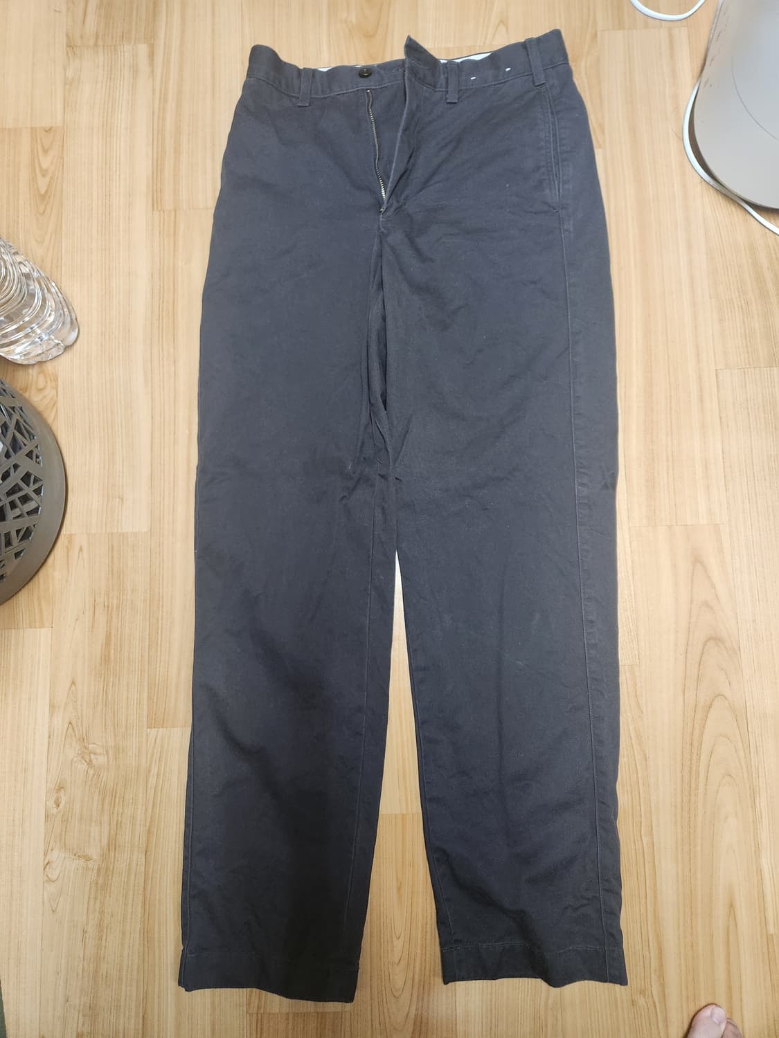 유니클로 치노팬츠 다크 그레이 허리 76 긴기장 상품이미지1