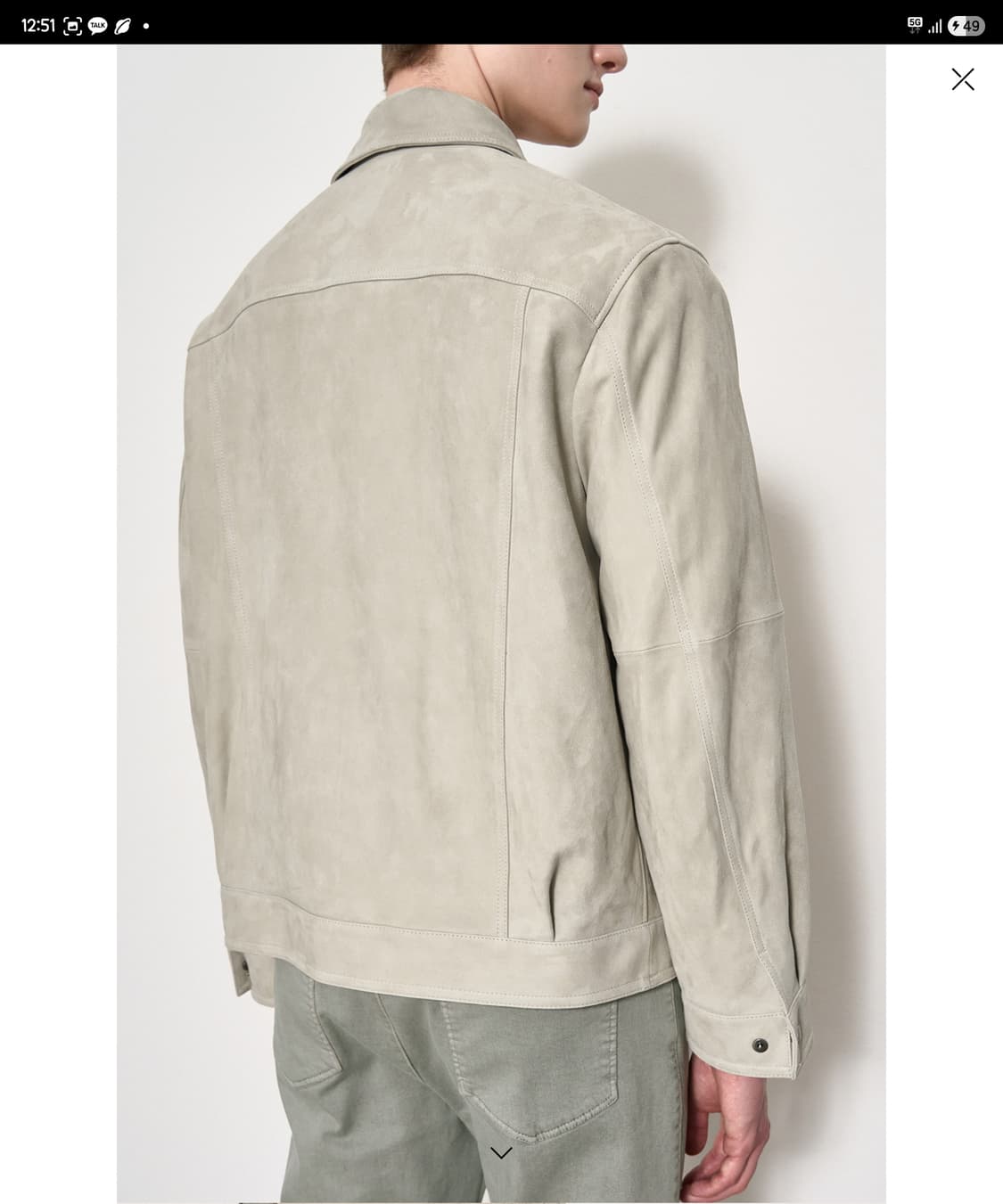 타임옴므 25SS 고트 스웨이드 트러커 자켓 상품이미지5