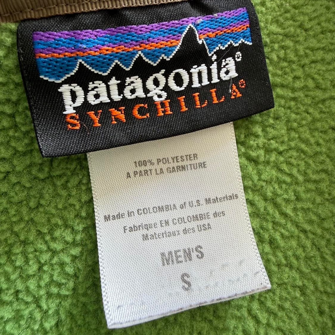  00s 파타고니아 신칠라 스냅-T 그린 상품이미지3